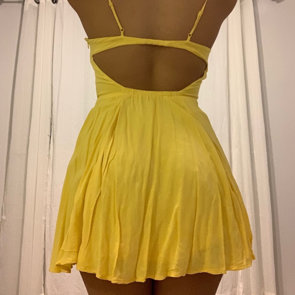 Yellow Flowy dress